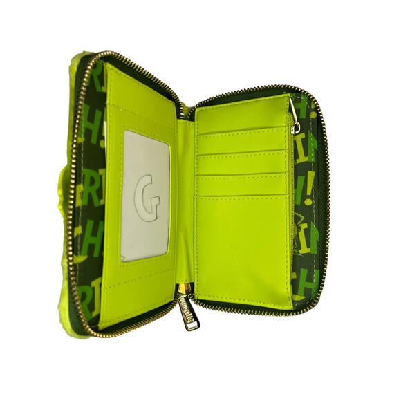 Loungefly The Grinch Zip Wallet - Picture 3 of 3